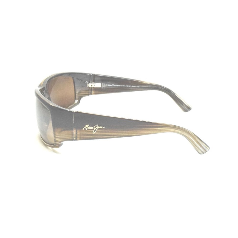 Maui Jim WORLD CUP MJ266-01 Chocolate Stripe Fade / HCL® Bronze Polarized - Picture 3 of 6